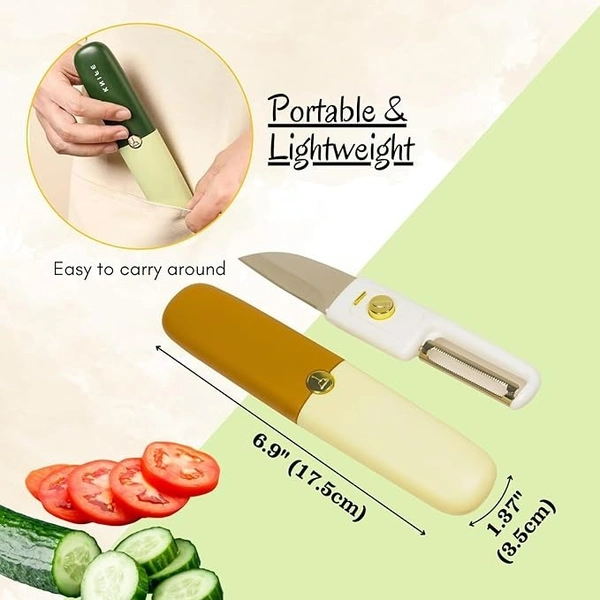 Generic 2 in 1 knife peeler