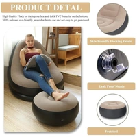 VINAYAK Sofa Inflatable Folding Recliner Outdoor Sofa Bed | Portable Electric Inflatable Lounger, Air Pump Chair for Home and Office
