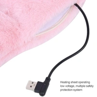 Heating Neck Scarf, Washable Skin Friendly Neck Scarf Warm Convenient for Winter for Man for Woman(Pink)