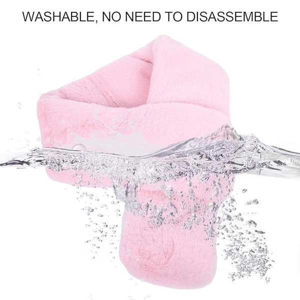 Heating Neck Scarf, Washable Skin Friendly Neck Scarf Warm Convenient for Winter for Man for Woman(Pink)