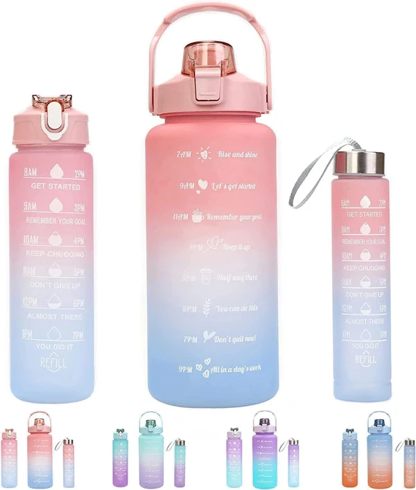 MOTIVATIONAL BOTTLE 3 PC BOTTLE SET