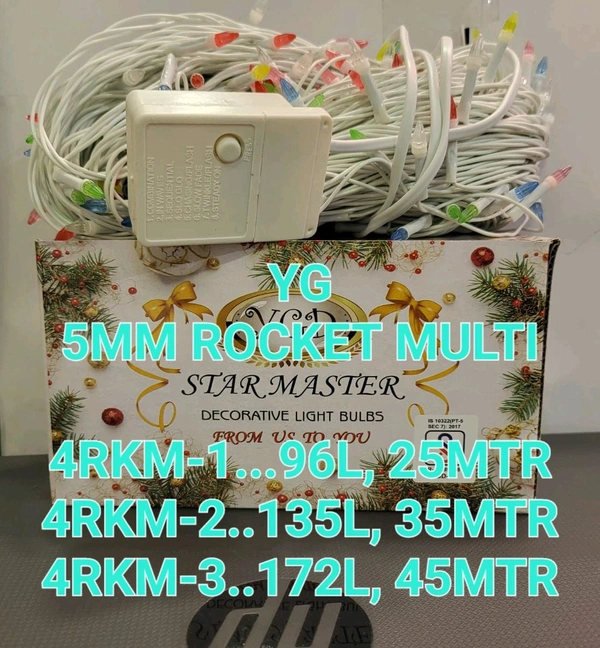 4RKM3-172L. 45MTR, ROCKET MULTI (6 COLOUR) BIG REMOTE