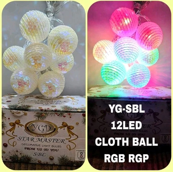 SBL-12LED CLOTH BALL 