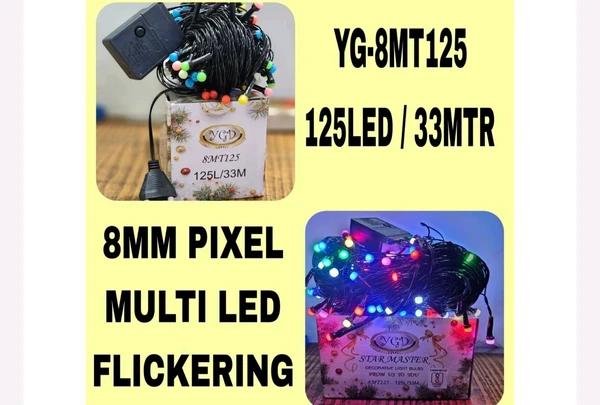 8MT125-125LED / 33MTR ...8MM PIXEL MULTI 