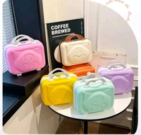 VINAYAK Makeup Case Suitcase, Mini Bag, Mini Hard Shell Travel Luggage, Women Portable Water Proof Carrying Suitcase, Organizer Bag, Small Hard Shell Cosmetic Lugge Bag