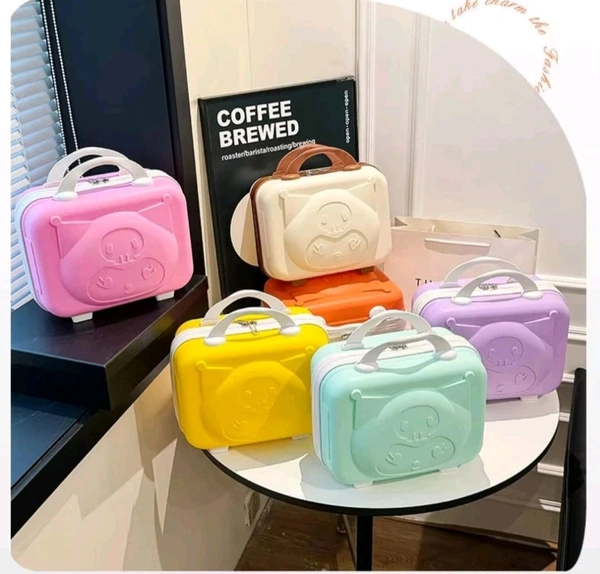 VINAYAK Makeup Case Suitcase, Mini Bag, Mini Hard Shell Travel Luggage, Women Portable Water Proof Carrying Suitcase, Organizer Bag, Small Hard Shell Cosmetic Lugge Bag