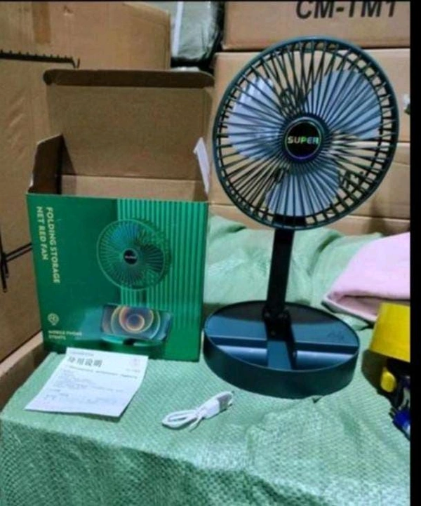 Desk Green Fan