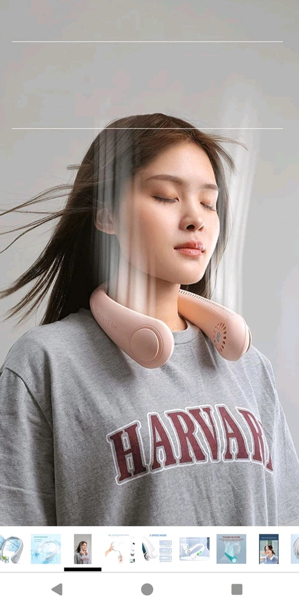 Rechargeable Neck Fan