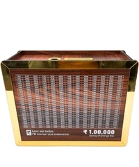 Generic Wooden Money/Piggy Bank for Kids & Adults, Coin Box with Carved Design Savings Mini Bank, Donation Box,Smart Money Box,Wooden Coin Box,Money Saver,Money Piggy Bank with Numbers