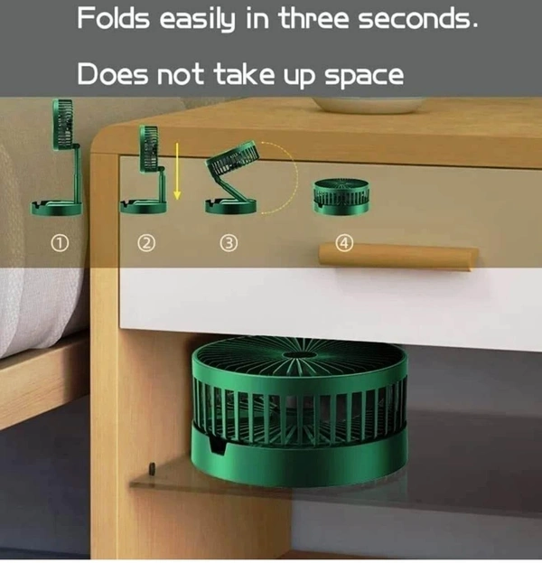 Desk Green Fan