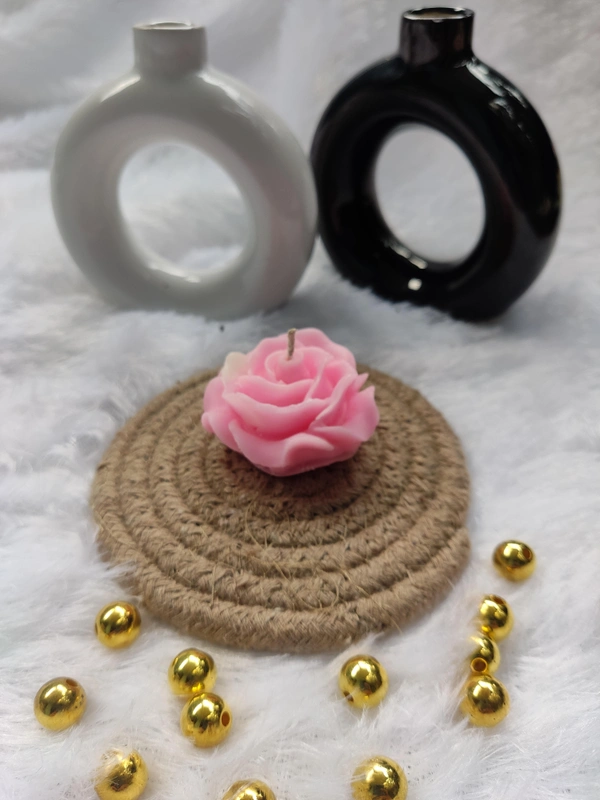 Mini Rose Candle - Baby Pink, English Rose