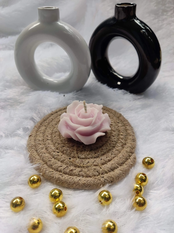 Mini Rose Candle - Baby Pink, English Rose