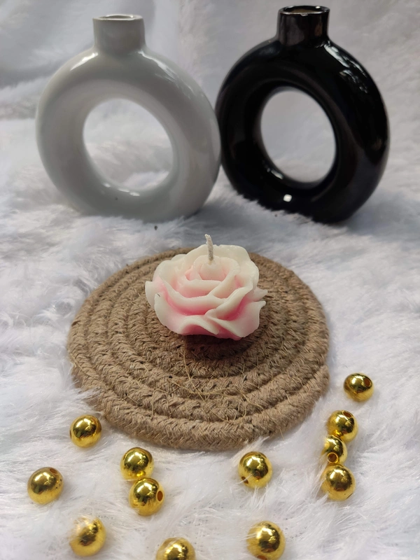 Mini Rose Candle - Baby Pink, English Rose
