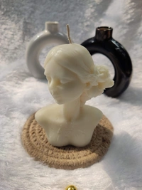 Renaissance Lady Candles Combo - White, French Vanilla