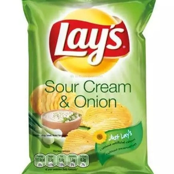 Lays Wafer Cream & Onion 80 Gm