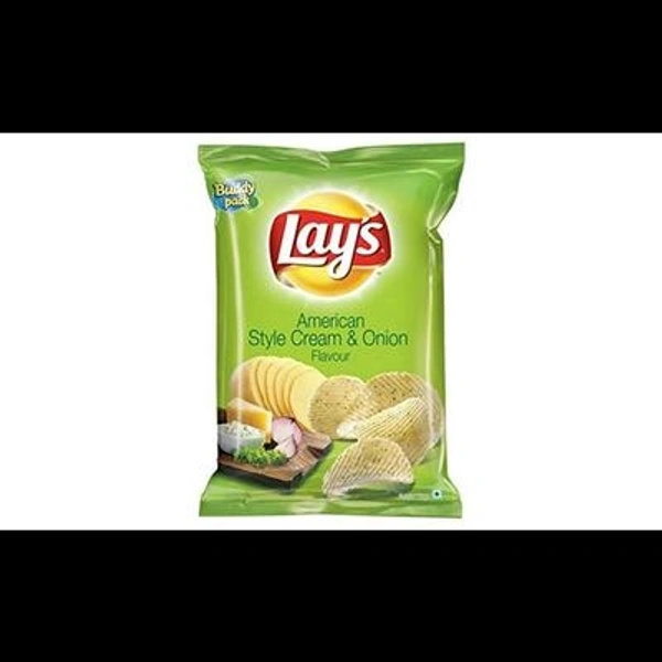 Lay's American Style Cream & Onion Wafers : 80 Gms