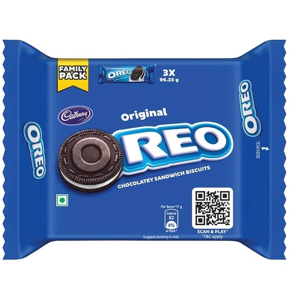 Cadbury Oreo Vanila Flavor : 277.55 Gms