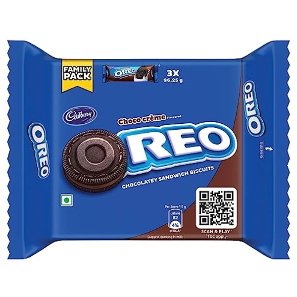 Cadbury Oreo Chocolate Flavor : 277.55 Gms