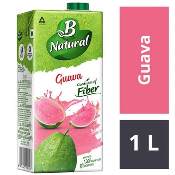 B Natural Guvava Fruit juice 1 Ltr