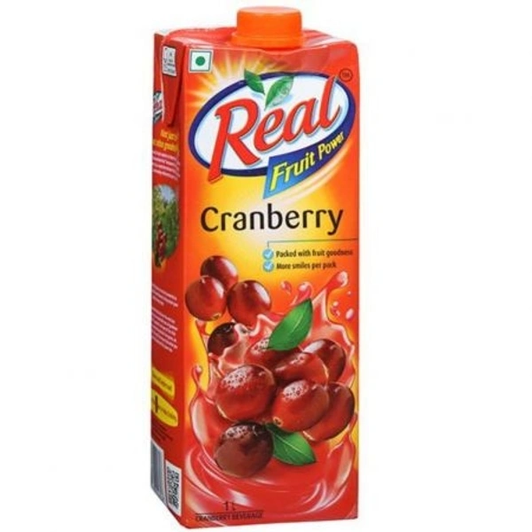 Real Fruit power Cranberry 1 Ltr