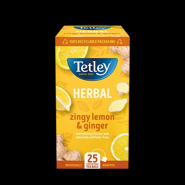 Tetley Ginger Tea 25 Tea Bags
