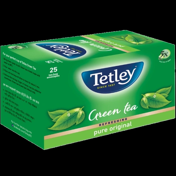 Tetley Immune Green Tea Pure Original: 100 Tea-Bags