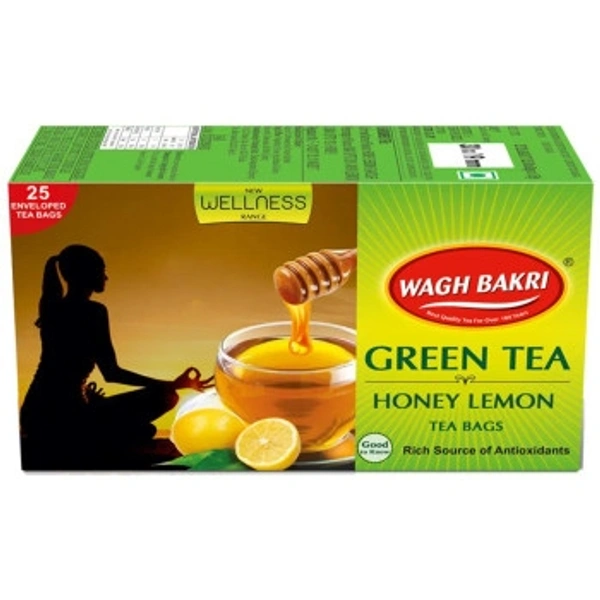 Wagh Bakri Green Tea Honey Lemon Flavor (37.5 Gm)