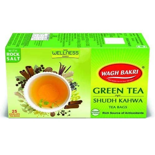 Waghbakri Shudh Kahwa Green Tea : 25 Tea  bag