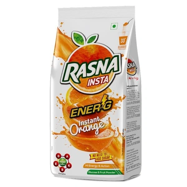 Rasna Insta Orange powder : 750 gms