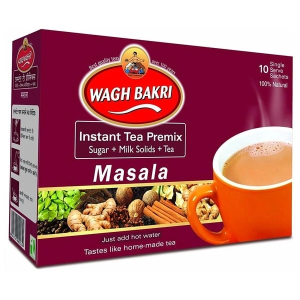 Wagh Bakri Premix masala Instant Tea : 140 Gms