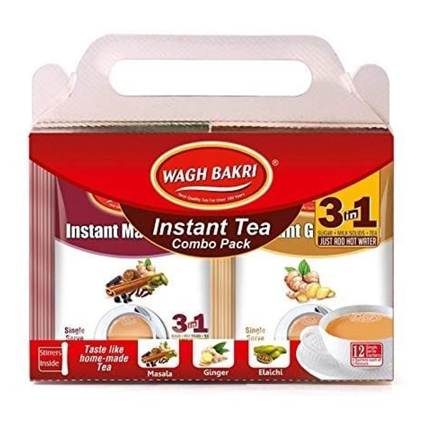 Wagh Bakri Premix Instant Tea : 168 Gms
