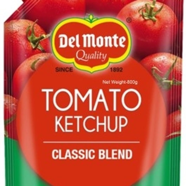 Del Monte Tomato Ketchup No Onion No Garlic : 900 Gms