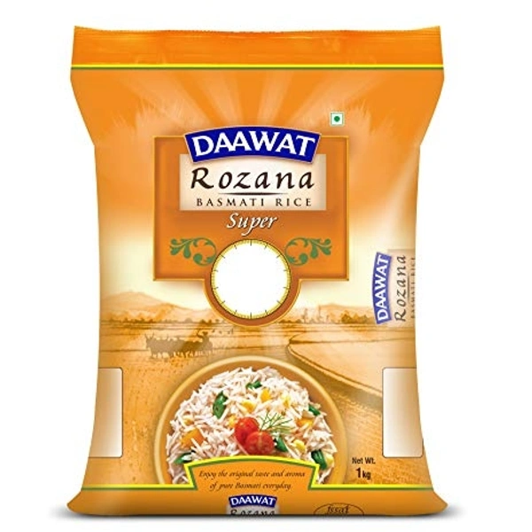 Daawat Rozana Super basmati Rice Gold : 5 Kg