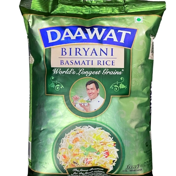 Daawat Biryani Basmati Rice : 5 Kg