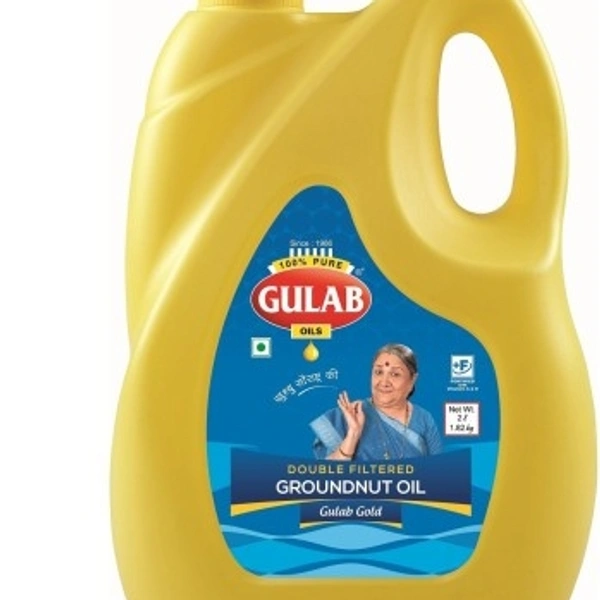 Gulab Double Filter Ground Nut Oil 1 Ltr
