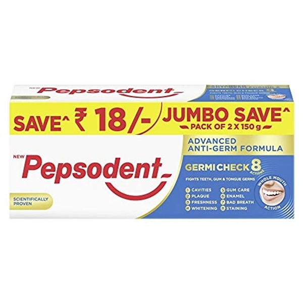 Pepsodent Germi Check Cavity Protection: 2x150 gms
