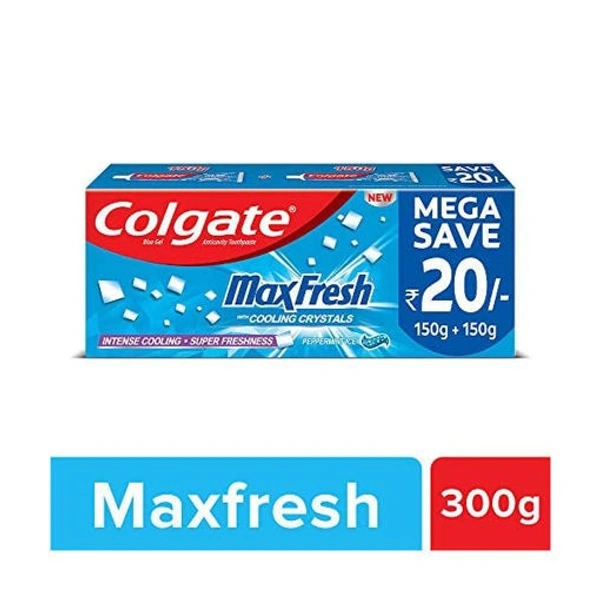 Colgate Max Fresh Peppermint ice Toothpaste : 300 Gm