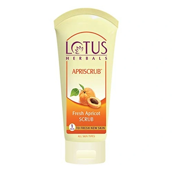 Lotus Herbals Oatmeal & Yogurt Skin Whitening Scrub Facewash : 100 Gms
