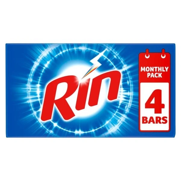 Rin Detergent Bar: 4x250 gms