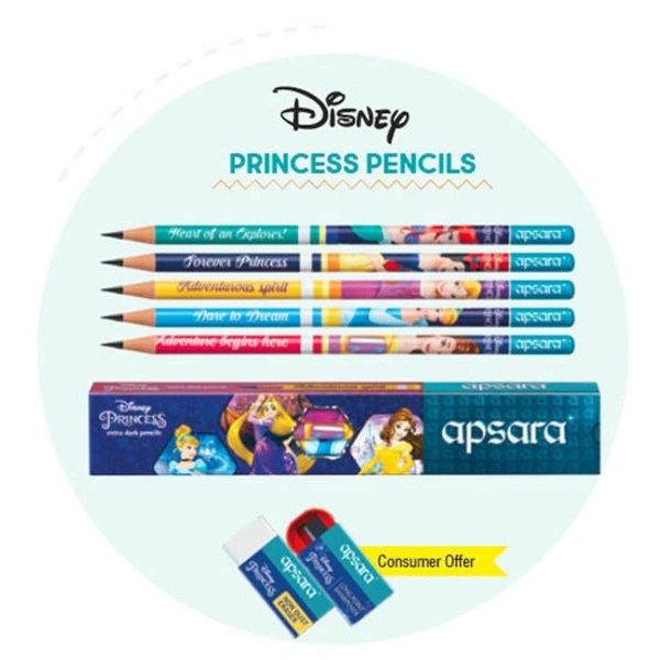 Apsara Disnep Princess Pencils 10 piece pack