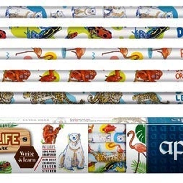 Apsara Wildlife 10 piece pack Pencils