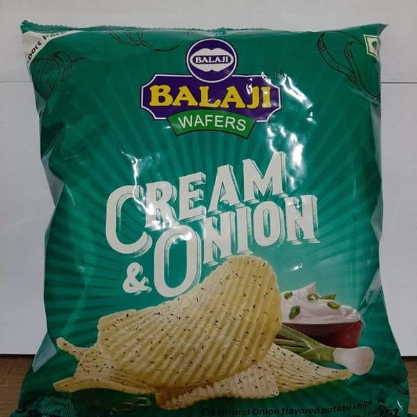 Balaji Cream & Onion Wafer 135 Gms