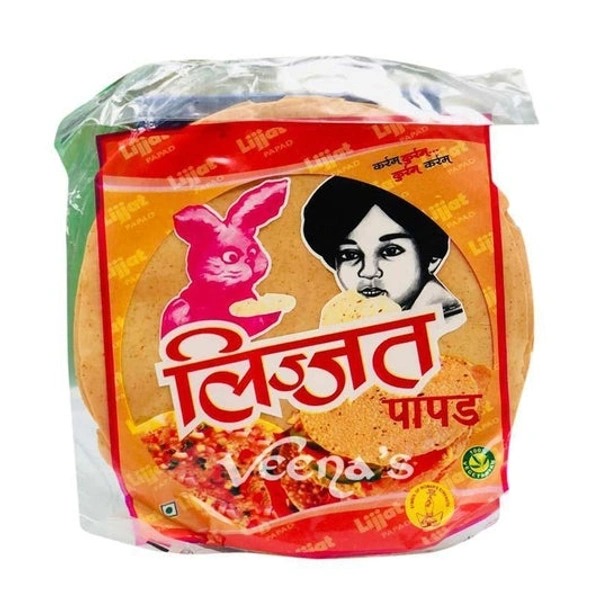 Lijjat Udad Papad 200 Gms