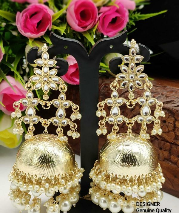 Lightweight on sale jhumkas gold