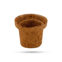 Biodegradable Coir seeding cup- set of 5 Pieces  (Round) , 2 Inch - 