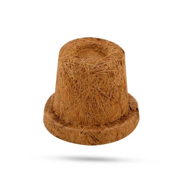 Biodegradable Coir seeding cup- set of 5 Pieces  (Round) , 2 Inch - 