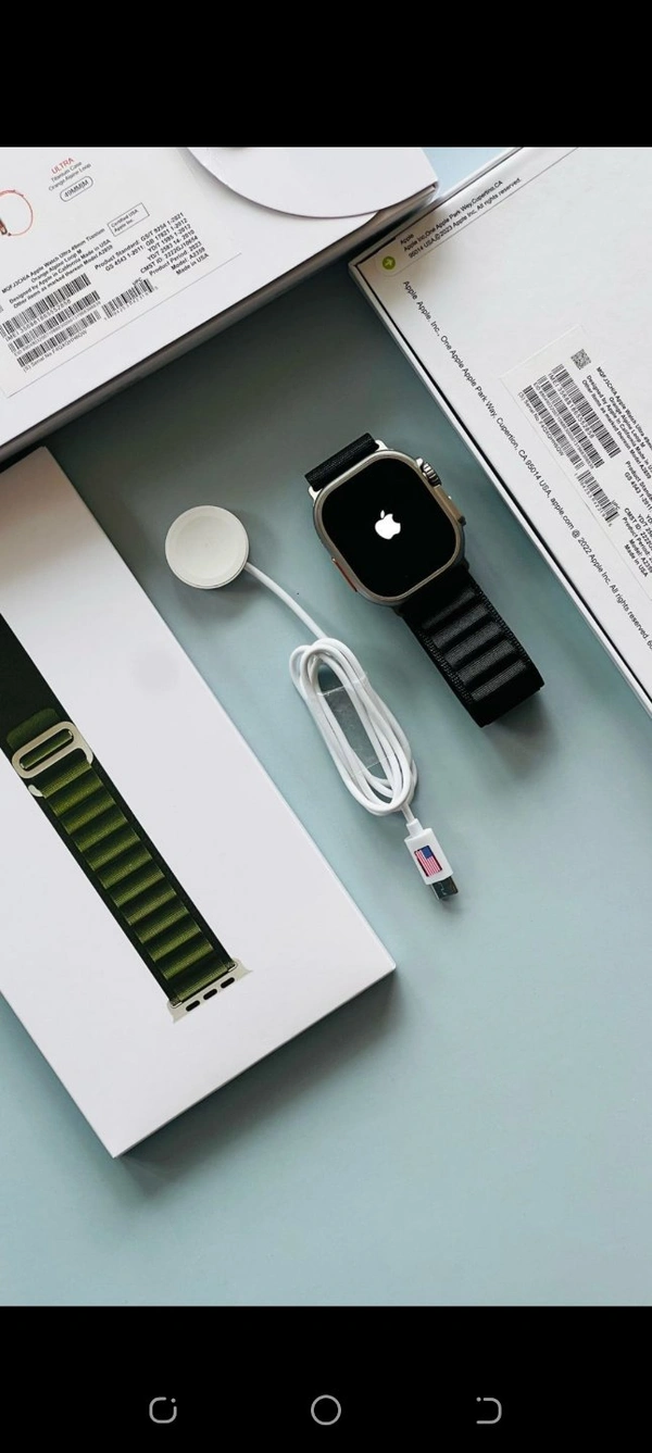 APPLE WATCH ULTRA USA 🇺🇸 EDITION ( PREMIUM FIRST COPY PRODUCT ) - Black, HIGH