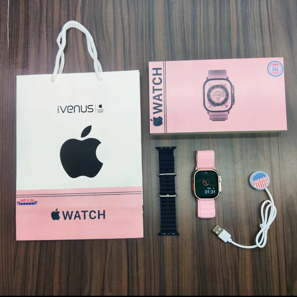 APPLE WATCH ULTRA ( GIFT YOUR LOVED ONES ) ( PREMIUM FIRST COPY PRODUCT )  - Black, HIGH
