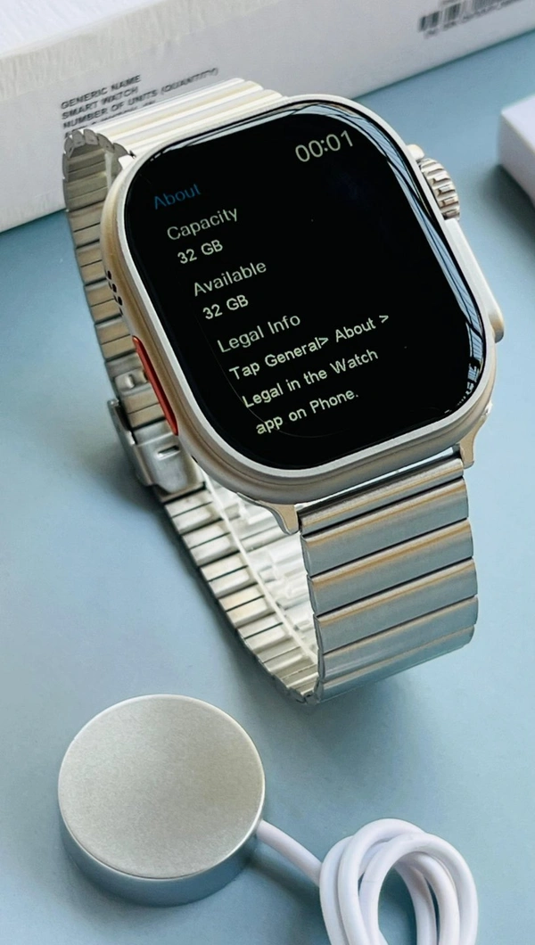 APPLE WATCH ULTRA 2 EDITION ( PREMIUM FIRST COPY PRODUCT )  - Silver, HIGH