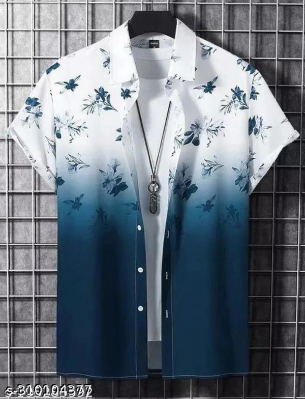 Pretty Retro Men Shirt  - Blue, Xl